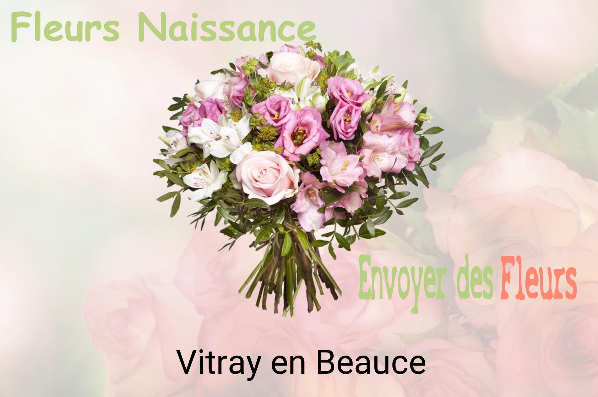 Bouquet de fleurs de naissance livré à Vitray-en-Beauce